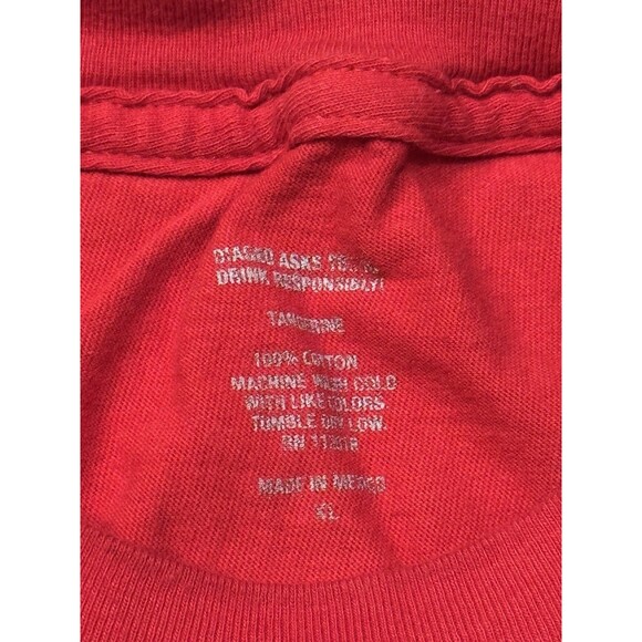 Captain Morgan Red Rum T Shirt Size XL Unisex Red Soft Light Weight - Picture 4 of 4